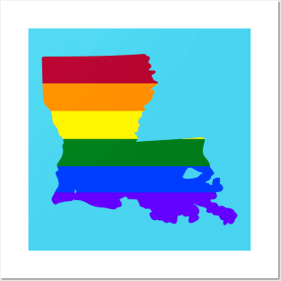 Louisiana Pride Posters and Art